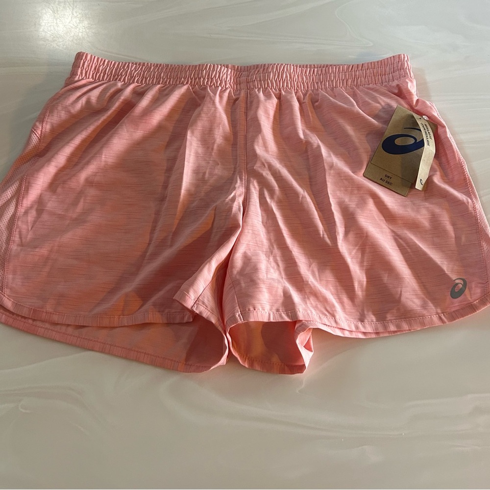ASICS Coral Pink Women's Athletic Running Shorts